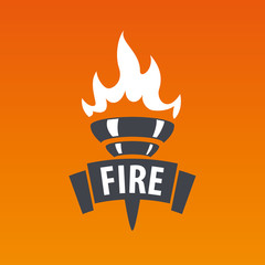 fire vector logo
