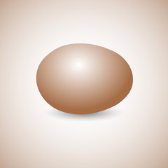 Icon egg, vector illustration.