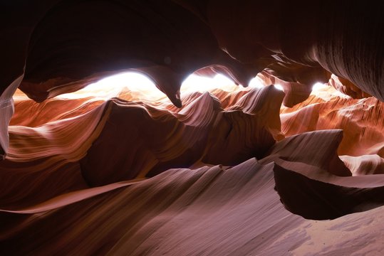 Scenic and Magic Antelope Canyon near Page, Arizona, United States of America