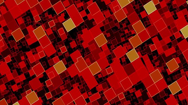 Moving squares in red and black
