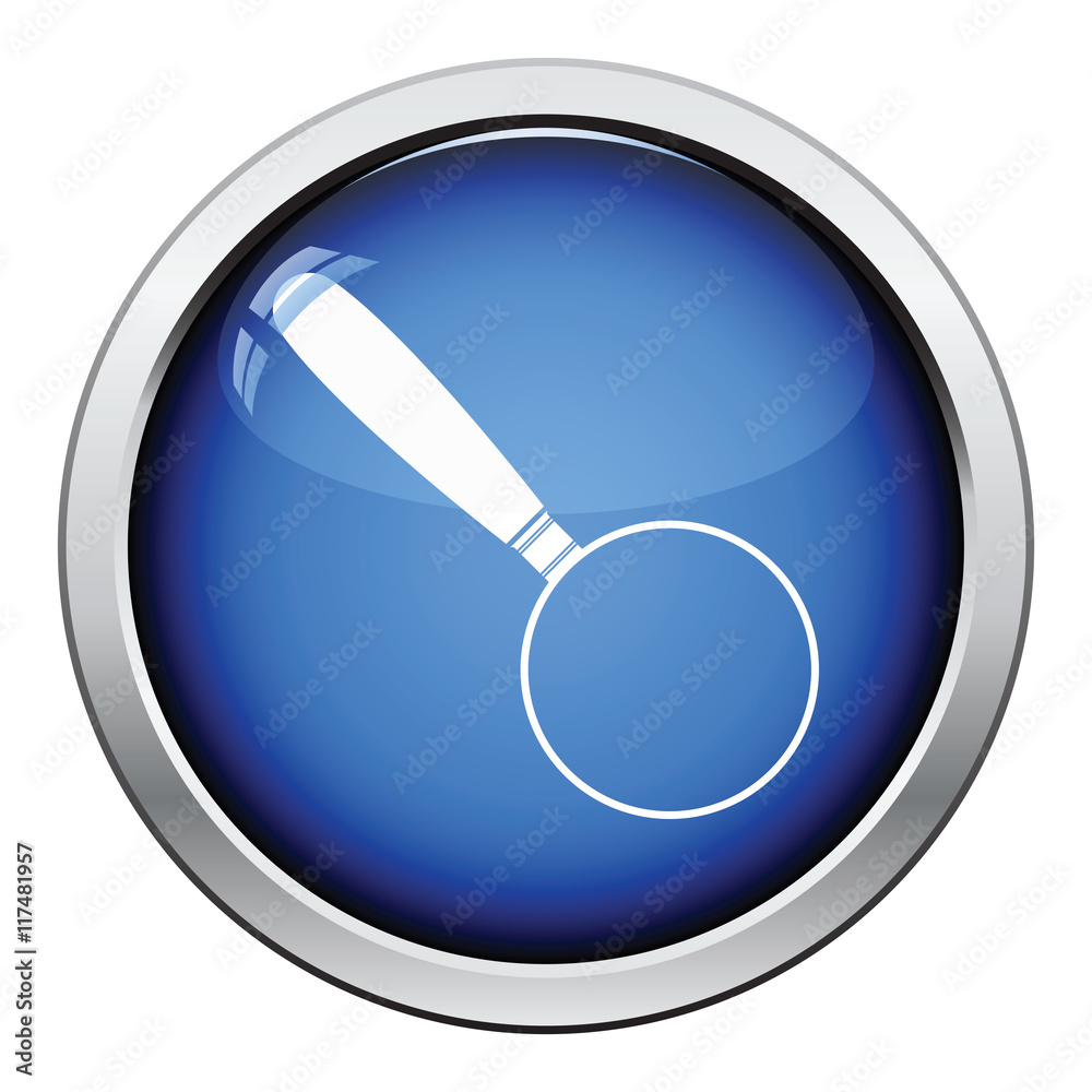 Canvas Prints magnifying glass icon