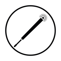 Electricity test screwdriver icon