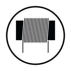Inductor coil icon