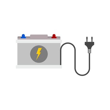 Battery icon design, vector illustration