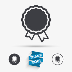 Award icon. Best guarantee symbol.