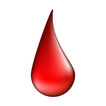 blood drop vector symbol icon design. illustration isolated on w