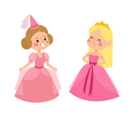 Princess vector set.