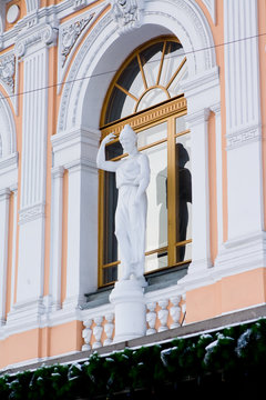 Circus Ciniselli (circa 1877) in Saint Petersburg, Russia. World Heritage Site of UNESCO. Architect Vasily Kenel