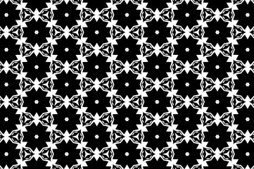 Ornament with black and white patterns. 20
