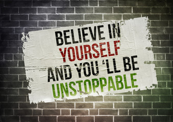 believe in yourself