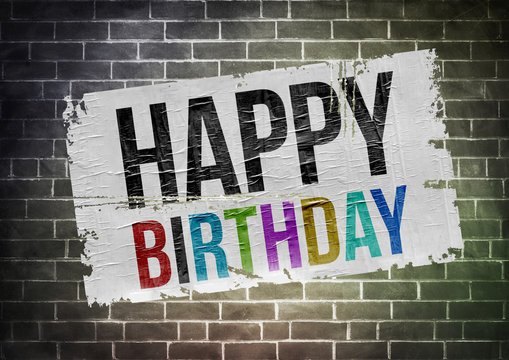 Happy Birthday - poster illustration