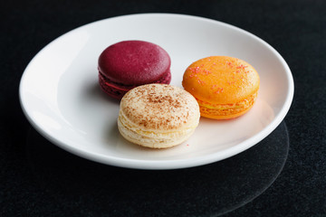 Colorful macarons