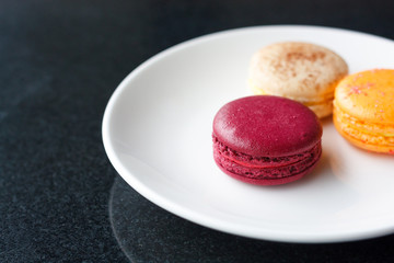 Colorful macarons