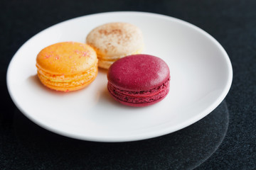 Colorful macarons