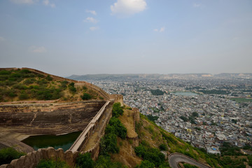 Fototapeta na wymiar View from Nahargarh Fort
