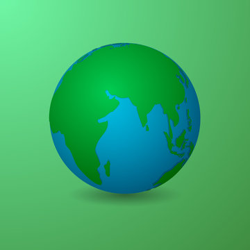 Green and clean earth material design, Elements of this image furnished by NASA