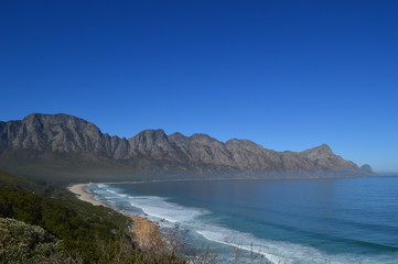 Fototapeta na wymiar East side of False Bay, South Africa