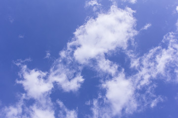 blue sky with cloud background