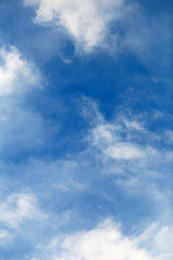 Cloudscape with Sky and Clouds Background