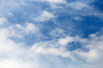 Cloudscape with Sky and Clouds Background