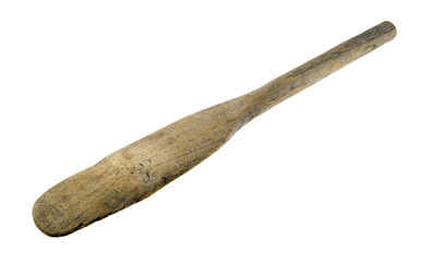 Spatula old isolated on white background.