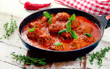 Homemade meatballs