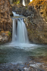 Fototapeta na wymiar Celestial Falls at White River Falls State Park