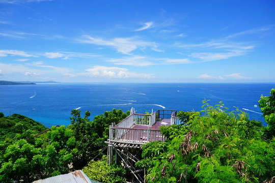 View From Mt Luho Viewpoit in Boracay Philippines