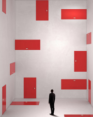 Trying to find way out. Mixed media . Mixed media