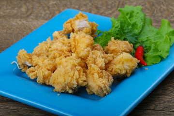 Crispy chicken nuggets