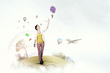 There is no limits for your imagination . Mixed media