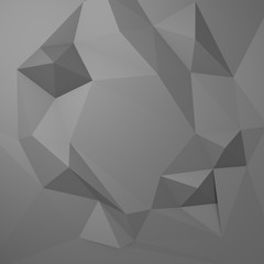 3d abstract low polygon background