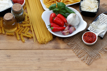 Pasta Zutaten