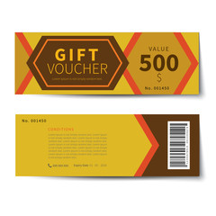 gift voucher discount template design