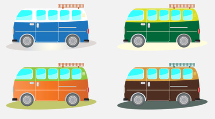 Vintage Passenger van car