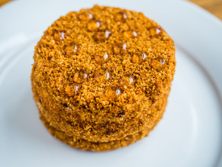 a fresh honey cake