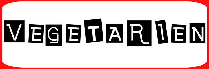 Panneau Vegetarien