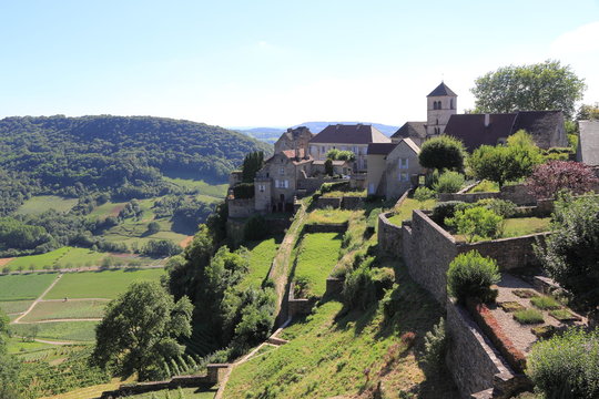 Ch&acirc;teau-Chalon, village du Jura