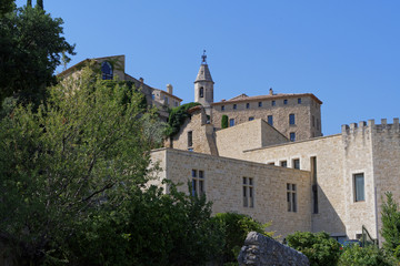 Fototapeta na wymiar Château et église