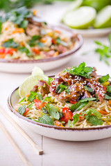 Thai Noodles With Pork
