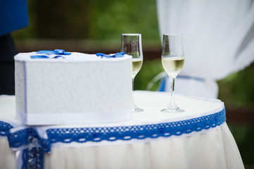 The decorations for wedding ceremony