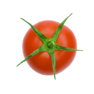 tomate mit Gr&uuml;n
