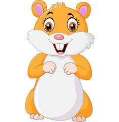 Cute hamster cartoon

