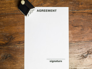 top view on the agreement 