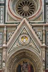 Obraz premium Florence Cathedral is beautiful and known as The Cathedral of Saint Mary of the Flowers and is a World Heritage Site