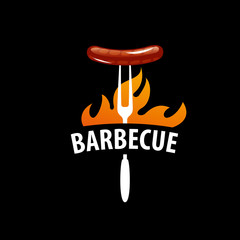 Barbecue party logo