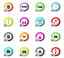 Clothing Store Icons set