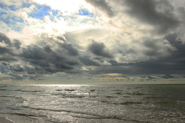 Obraz premium Storm sea