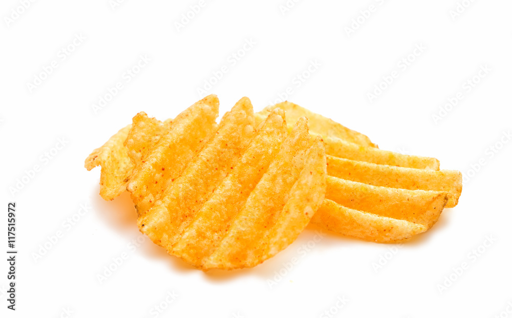 Wall mural potato chips