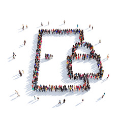 door lock people 3D rendering